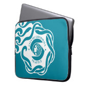 Flagge von Seattle (Washington) Laptopschutzhülle (Vorderseite Links)