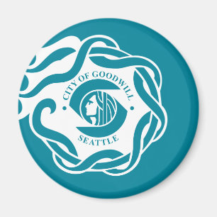 Flagge von Seattle (Washington) Magnet