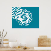Flagge von Seattle (Washington) Poster (Küche)