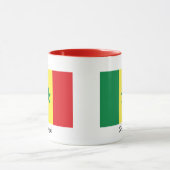 Flagge von Senegal Tasse (Zentrum)