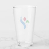 Flagge von Seoul (Südkorea) Glas (Rückseite)