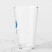 Flagge von Seoul (Südkorea) Glas (Links)