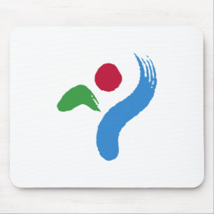 Flagge von Seoul (Südkorea) Mousepad