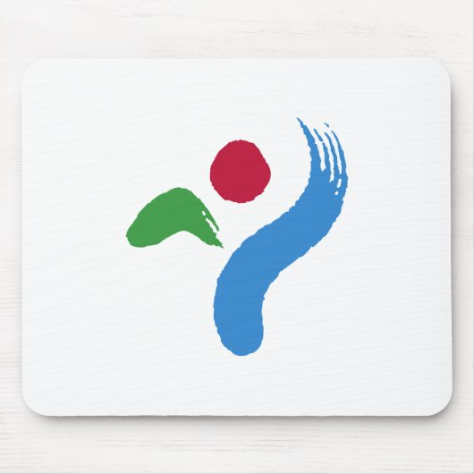 Flagge von Seoul (Südkorea) Mousepad (Vorne)