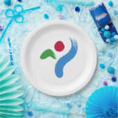 Flagge von Seoul (Südkorea) Pappteller (Party)