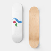 Flagge von Seoul (Südkorea) Skateboard (Vorderseite)