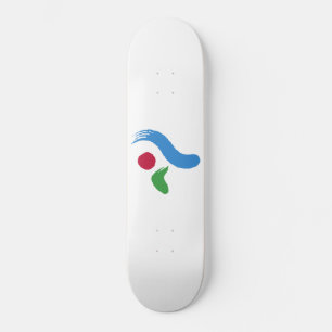 Flagge von Seoul (Südkorea) Skateboard