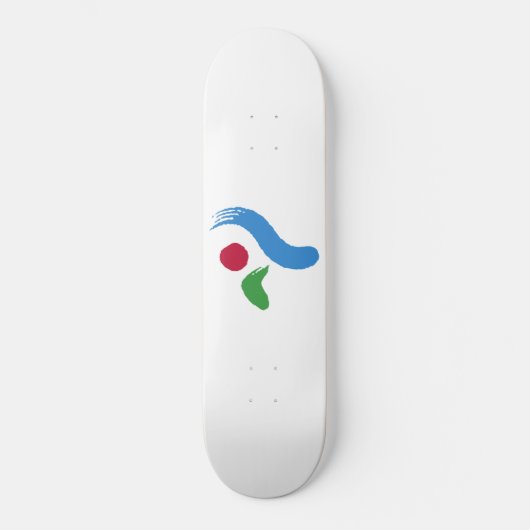 Flagge von Seoul (Südkorea) Skateboard (Vorderseite)