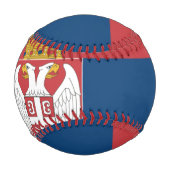 Flagge von Serbien Baseball (Rückseite)