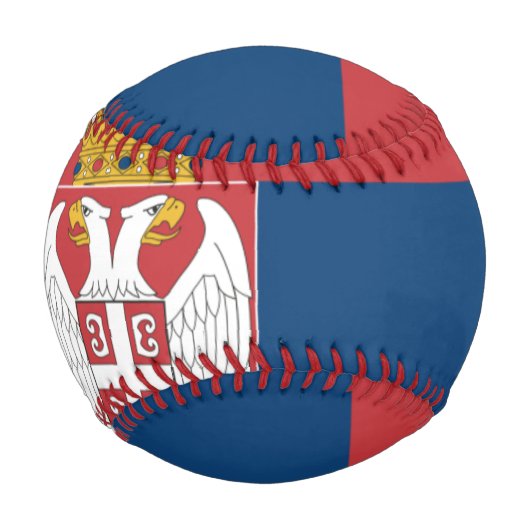 Flagge von Serbien Baseball (Rückseite)