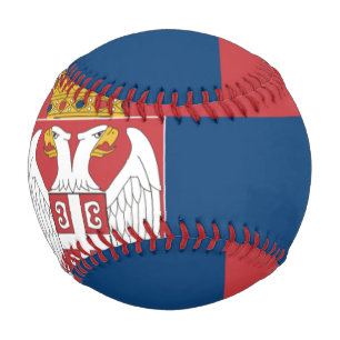 Flagge von Serbien Baseball