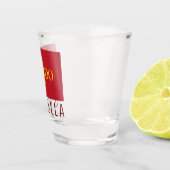 Flagge von Sevilla, Spanien Schnapsglas (Rechts)