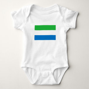 Flagge von Sierra Leone Baby Strampler