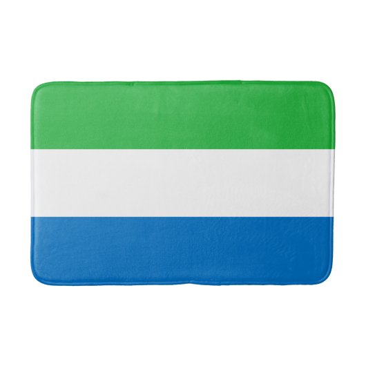 Flagge von Sierra Leone Badematte (Vorderseite)