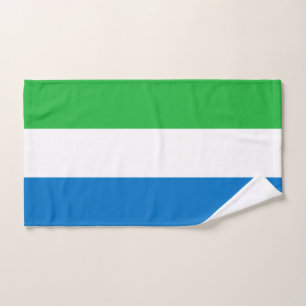 Flagge von Sierra Leone Badhandtuch Set