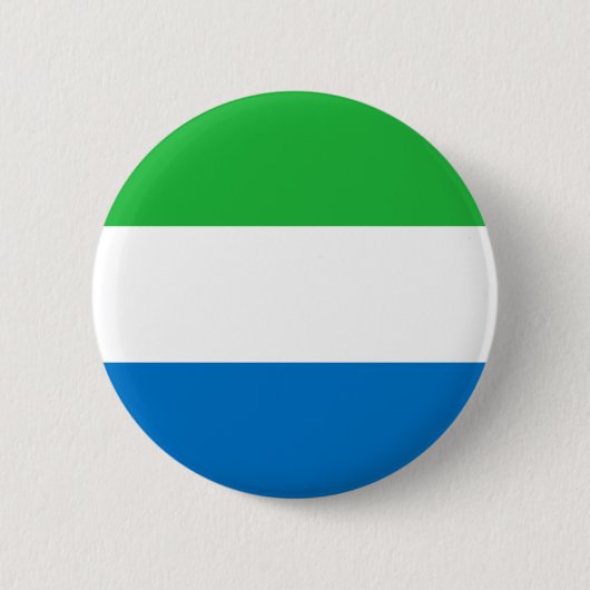 Flagge von Sierra Leone Button (Vorderseite)