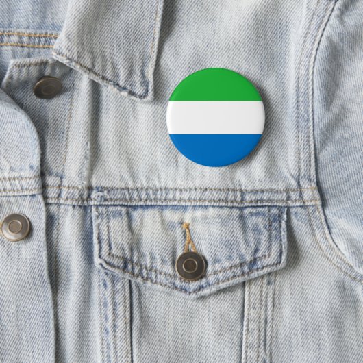 Flagge von Sierra Leone Button (Beispiel)