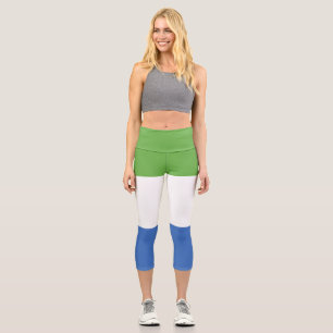 Flagge von Sierra Leone Capri Leggings