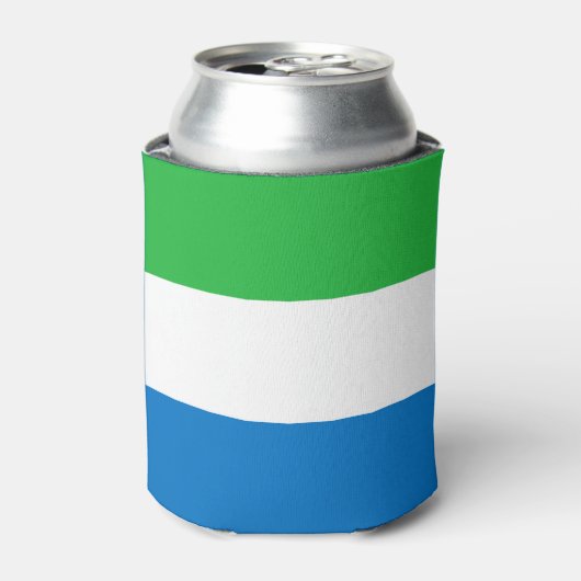 Flagge von Sierra Leone Dosenkühler (Kanne Vorderseite)