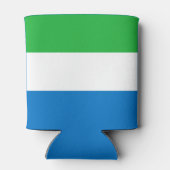 Flagge von Sierra Leone Dosenkühler (Rückseite)