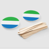 Flagge von Sierra Leone Fächer (Non-assembled)