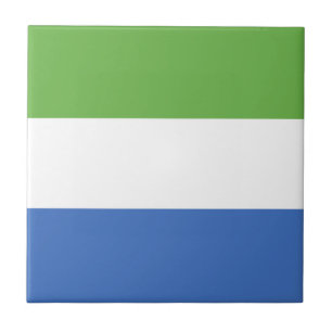 Flagge von Sierra Leone Fliese