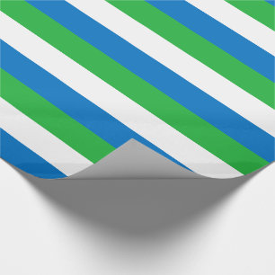 Flagge von Sierra Leone Geschenkpapier