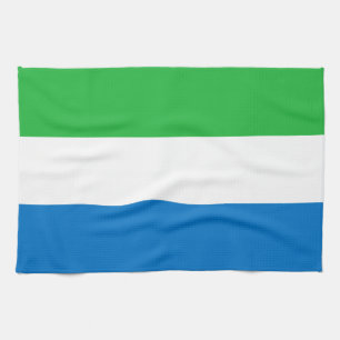 Flagge von Sierra Leone Geschirrtuch
