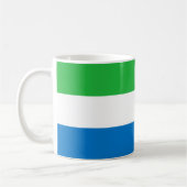 Flagge von Sierra Leone Kaffeetasse (Links)