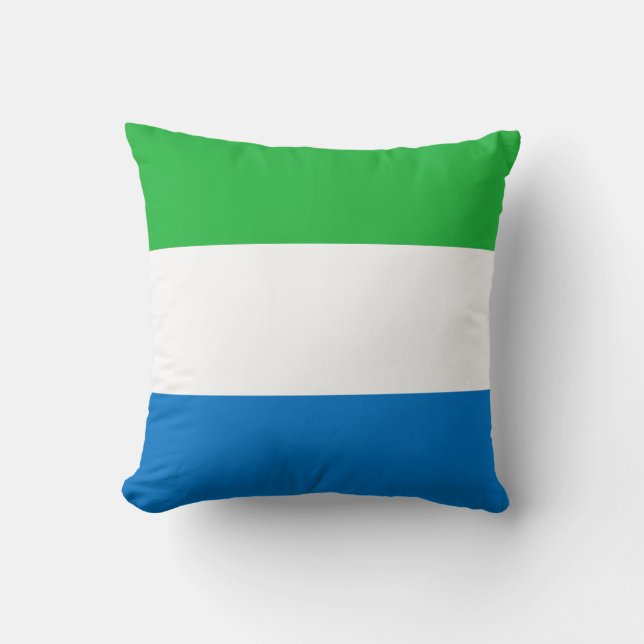 Flagge von Sierra Leone Kissen (Vorderseite)