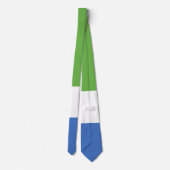 Flagge von Sierra Leone Krawatte (Rückseite)