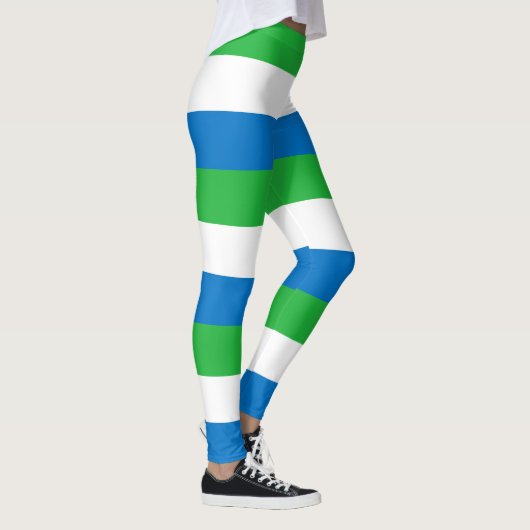 Flagge von Sierra Leone Leggings (Rechts)