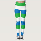 Flagge von Sierra Leone Leggings (Vorderseite)