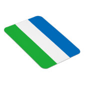 Flagge von Sierra Leone Magnet (Rechte Seite)