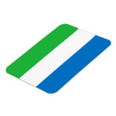 Flagge von Sierra Leone Magnet (Linke Seite)