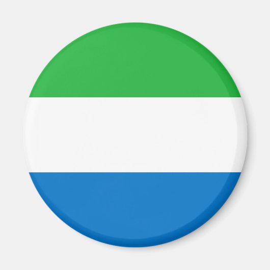 Flagge von Sierra Leone Magnet (Vorne)