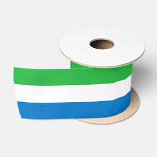Flagge von Sierra Leone Satinband