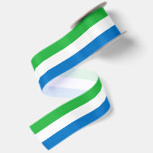 Flagge von Sierra Leone Satinband (Rückseite)