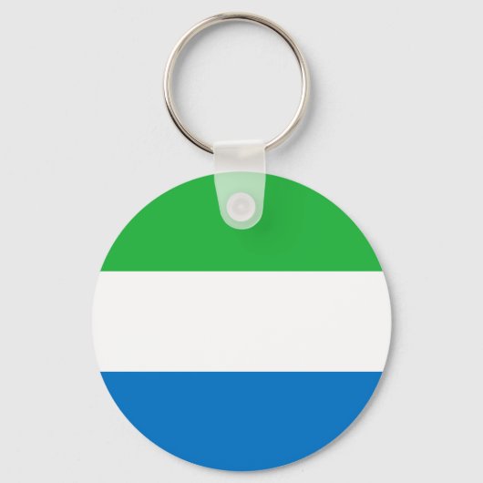 Flagge von Sierra Leone Schlüsselanhänger (Vorderseite)