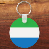 Flagge von Sierra Leone Schlüsselanhänger (Rückseite)