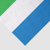 Flagge von Sierra Leone Seidenpapier (Ausschnitt)
