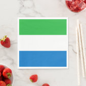 Flagge von Sierra Leone Serviette (Beispiel)