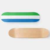 Flagge von Sierra Leone Skateboard (Horizontal)