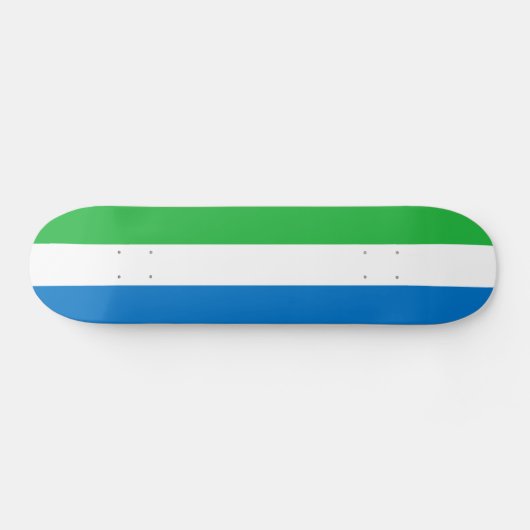 Flagge von Sierra Leone Skateboard (Horizontal)