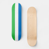 Flagge von Sierra Leone Skateboard (Vorderseite)