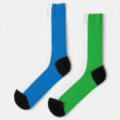 Flagge von Sierra Leone Socken (Linkes Detail)