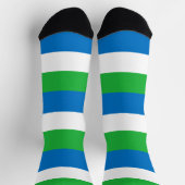 Flagge von Sierra Leone Socken (Oben)