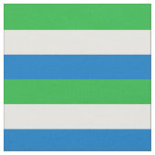 Flagge von Sierra Leone Stoff (Nahaufnahme)