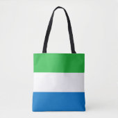Flagge von Sierra Leone Tasche (Vorderseite)