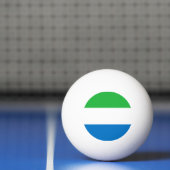 Flagge von Sierra Leone Tischtennisball (Netto)